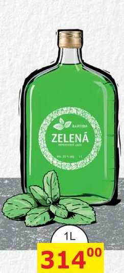 BARTIDA ZELENÁ 1L 