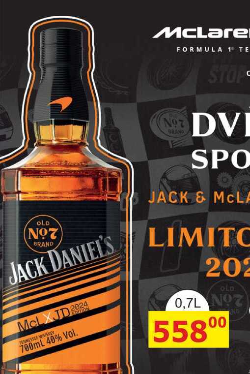 Jack Daniel's McLaren Formula 1 Team 2025 0,7l 40% L.E.