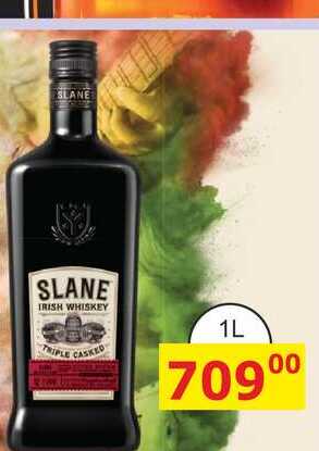 SLANE IRISH WHISKEY RIPLE CASKED 1L 