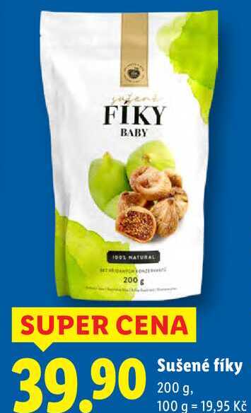 Sušené fíky, 200 g
