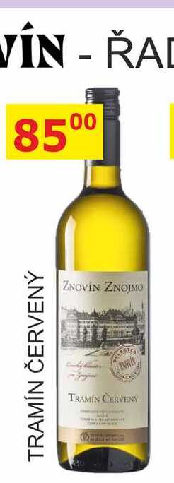 ZNOVÍN ZNOJMO 0,75l TRAMÍN ČERVENÝ