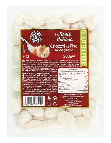 La Bontá Italiana Gnocchi Rýžové, 200 g