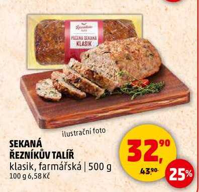SEKANÁ ŘEZNÍKŮV TALÍŘ, 500 g 