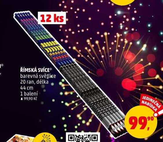 ŘÍMSKÁ SVÍCE, 1 balení 