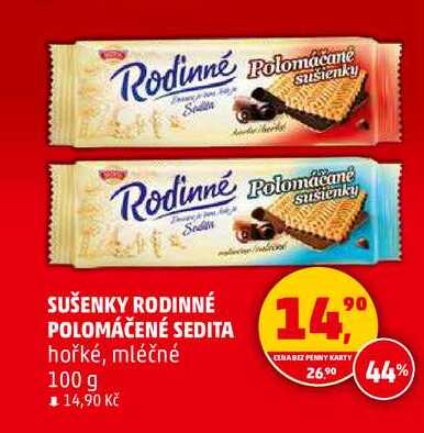 SUŠENKY RODINNÉ POLOMÁČENÉ SEDITA, 100 g