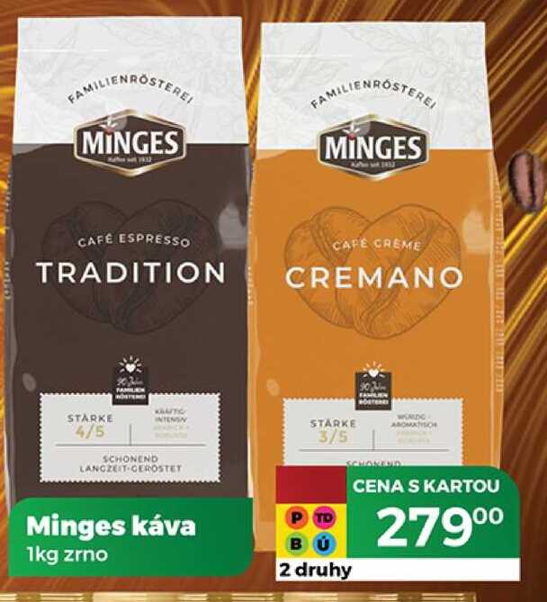 Minges káva 1kg zrno  