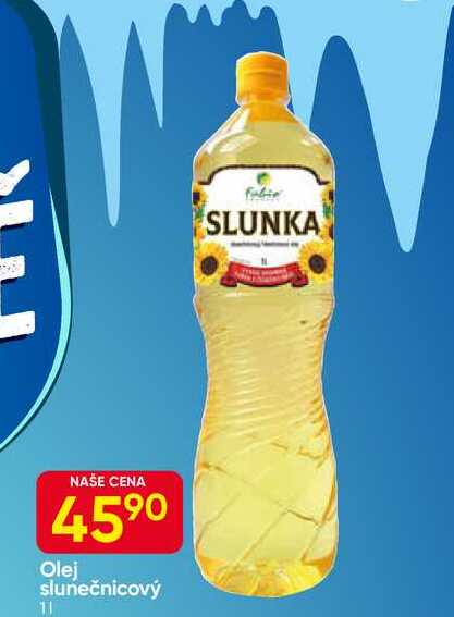 SLUNKA Olej slunečnicový 1l  