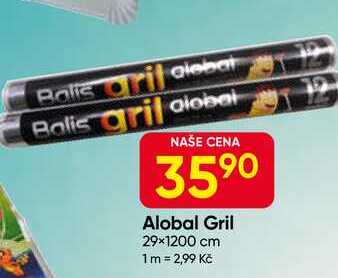 Balis Alobal Gril 29×1200 cm 