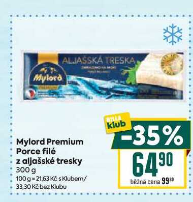 Mylord Premium Porce filé z aljašské tresky 300 g
