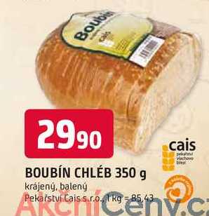 BOUBÍN CHLÉB 350 g krájený, balený 