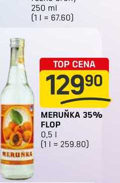 MERUŇKA 35% FLOP 0,5l