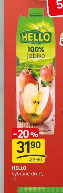 HELLO vybrané druhy 1l