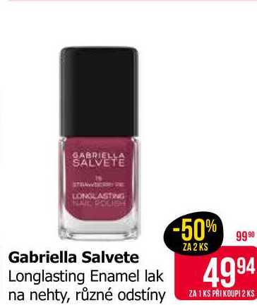 Gabriella Salvete Longlasting Enamel lak na nehty, různé odstíny