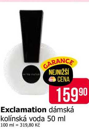 Exclamation dámská kolínská voda 50 ml 