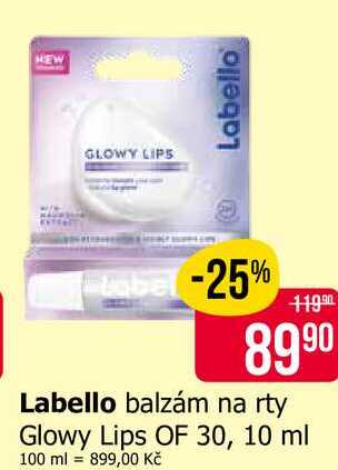Labello balzám na rty Glowy Lips OF 30, 10 ml