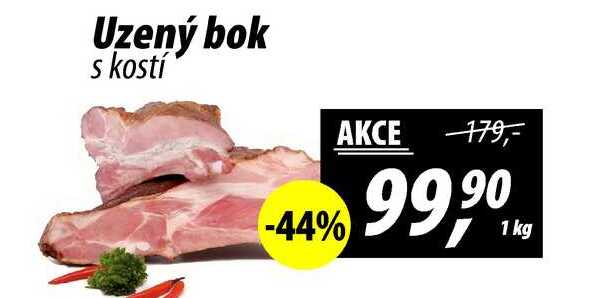 Uzený bok s kostí, 1 kg  