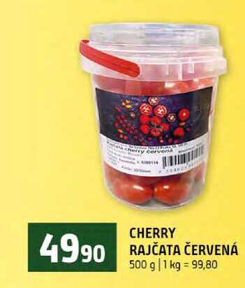 CHERRY RAJČATA ČERVENÁ 500 g 