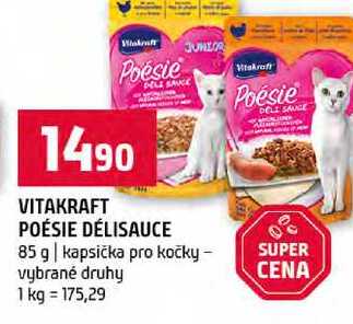 VITAKRAFT POÉSIE DÉLISAUCE 85 g kapsička pro kočky vybrané druhy 