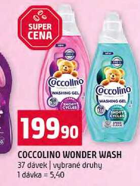 COCCOLINO WONDER WASH 37 dávek vybrané druhy