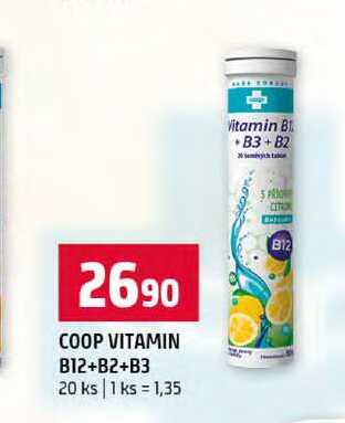 COOP VITAMIN B12+B2+B3 20 ks
