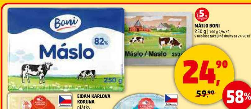 MÁSLO BONI, 250 g