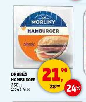 DRŮBEŽÍ HAMBURGER, 250 g