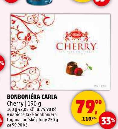 BONBONIÉRA CARLA Cherry, 190 g