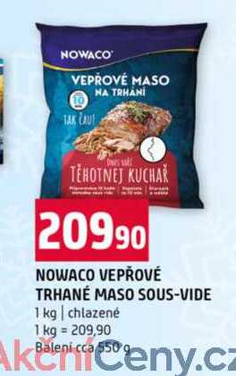NOWACO VEPŘOVÉ TRHANÉ MASO SOUS-VIDE 1 kg chlazené