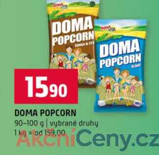DOMA POPCORN 90-100 g vybrané druhy