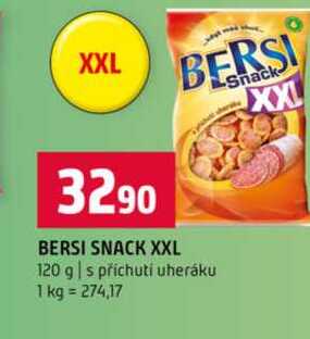 BERSI SNACK XXL 120 g s příchuti uheráku 