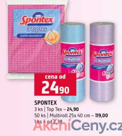 SPONTEX 3 ks Top Tex 50 ks Multiroll 25x 40 cm 