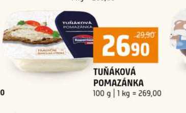 TUŇÁKOVÁ POMAZÁNKA 100 g
