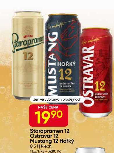 Staropramen 12 0,5l Plech 