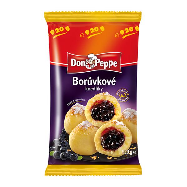 Don Peppe Knedlíky tvarohové borůvkové