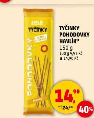 TYČINKY POHODOVKY HAVLÍK, 150 g