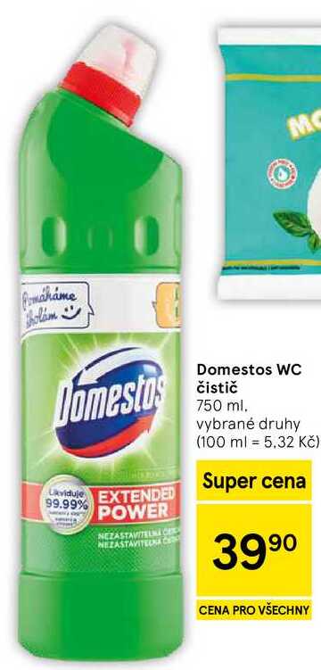 Domestos WC čistič, 750 ml 