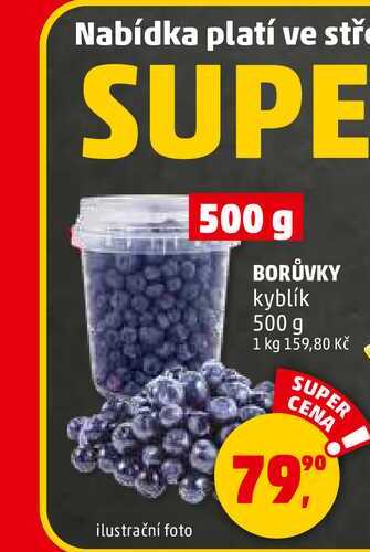 BORŮVKY, 500 g