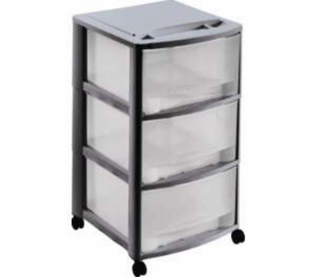 Regál se 3 zásuvkami rozměry: 39 x 37 x 67 cm