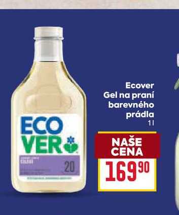Ecover Gel na praní barevného prádla 1l