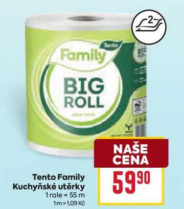 Tento Family Kuchyňské utěrky 1 role 