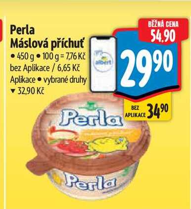 Perla Máslová příchuť 450 g 