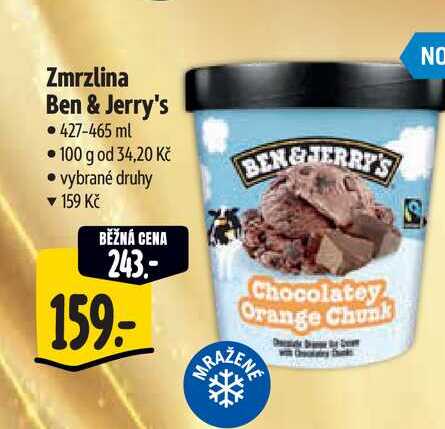 Zmrzlina Ben & Jerry's 427-465 ml
