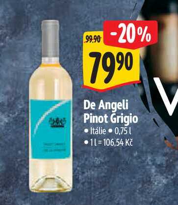 De Angeli Pinot Grigio 0,75 l