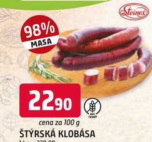 ŠTÝRSKÁ KLOBÁSA 100g
