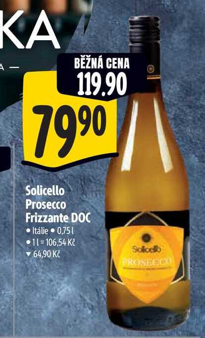 Solicello Prosecco Frizzante DOC 0,75 l