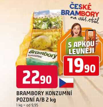 BRAMBORY KONZUMNÍ POZDNÍ A/B 2 kg 