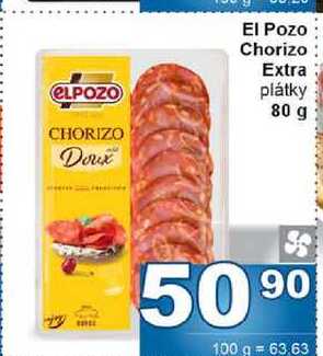 Chorizo Extra plátky 80 g