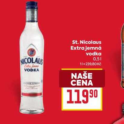 St. Nicolaus Extra jemná vodka 0,5l
