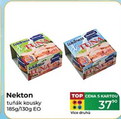Nekton tuňák kousky 185g/130g EO
