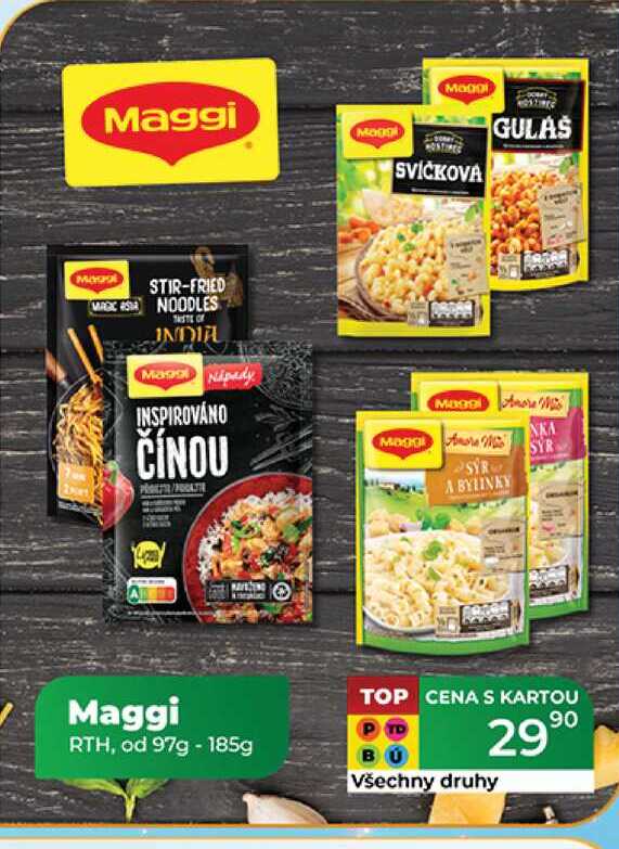 Maggi RTH, od 97g - 185g  